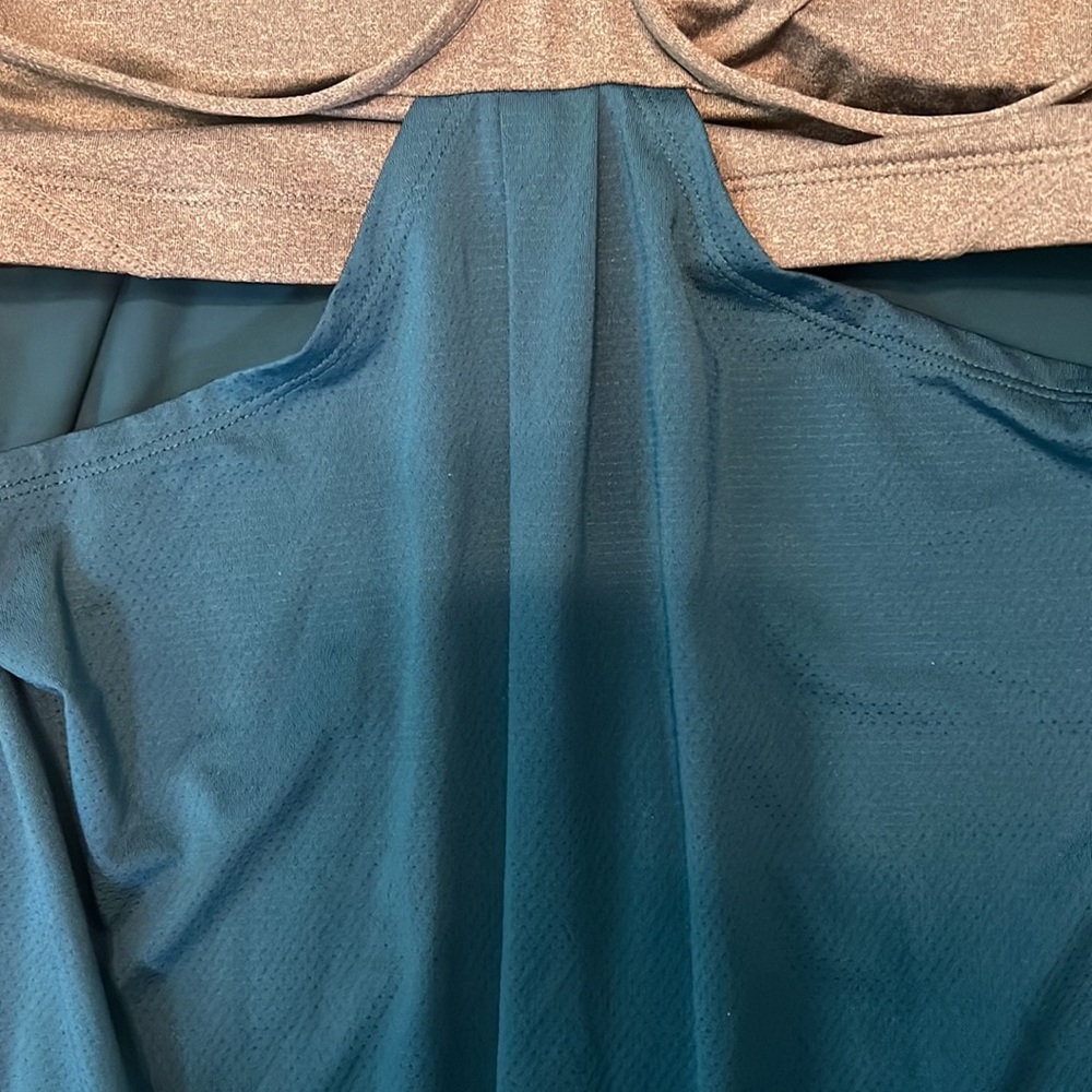 Fabletics Bottom Tie Tank Top With Built-In Sport… - image 3